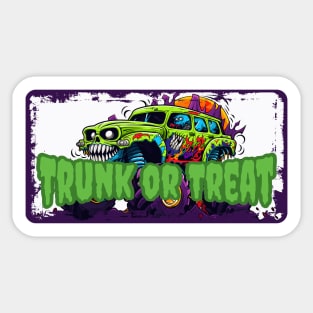 Trunk or Treat Sticker